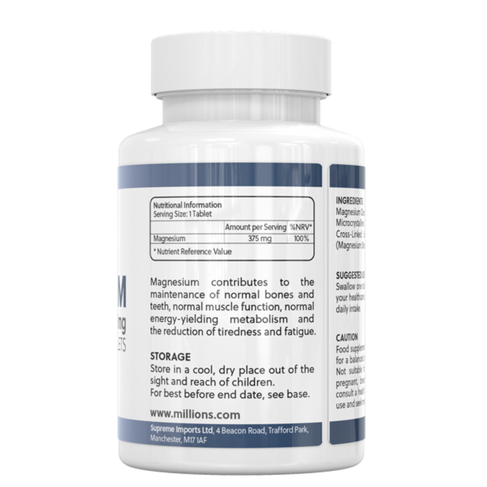 Millions & Millions High-Strength Magnesium 375mg- Bone Health