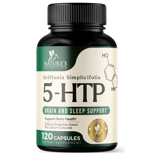 Nature’s Nutrition 5-HTP – Brain, Mood & Sleep Support Capsules
