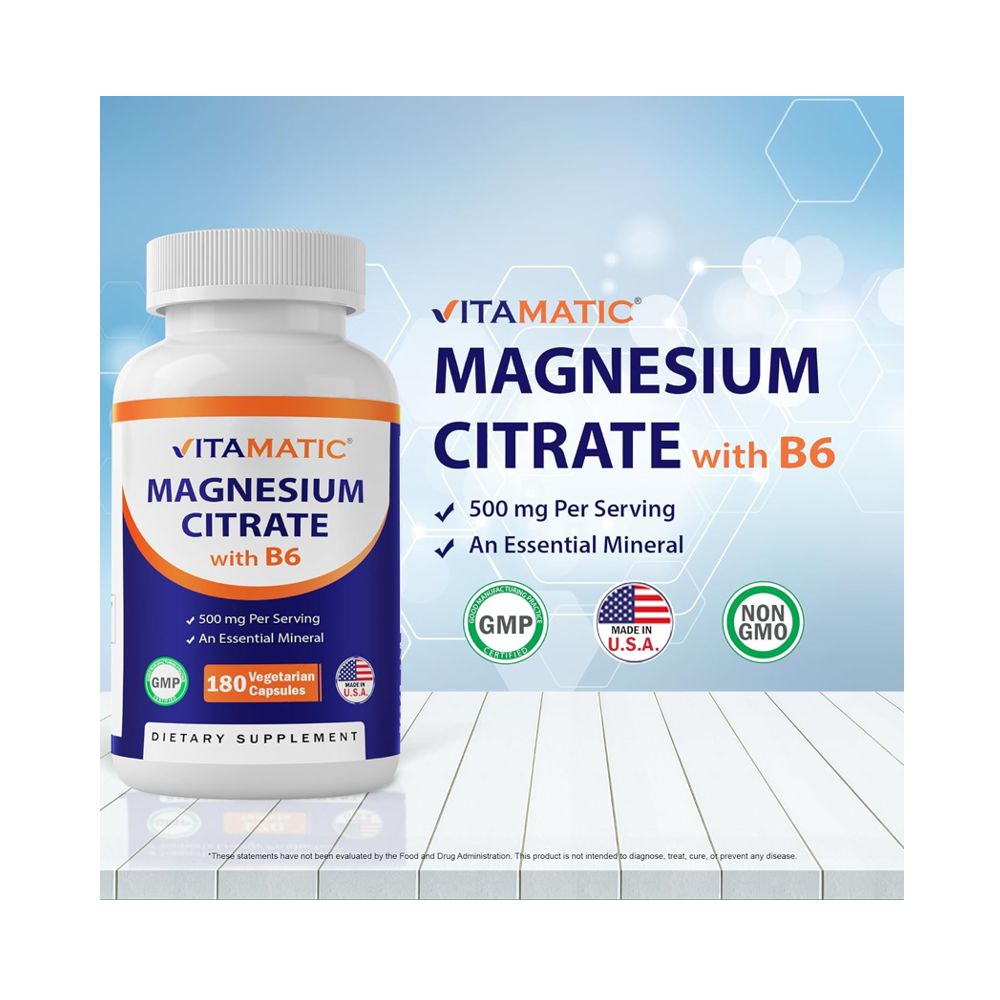 Vitamatic Magnesium Citrate Capsules