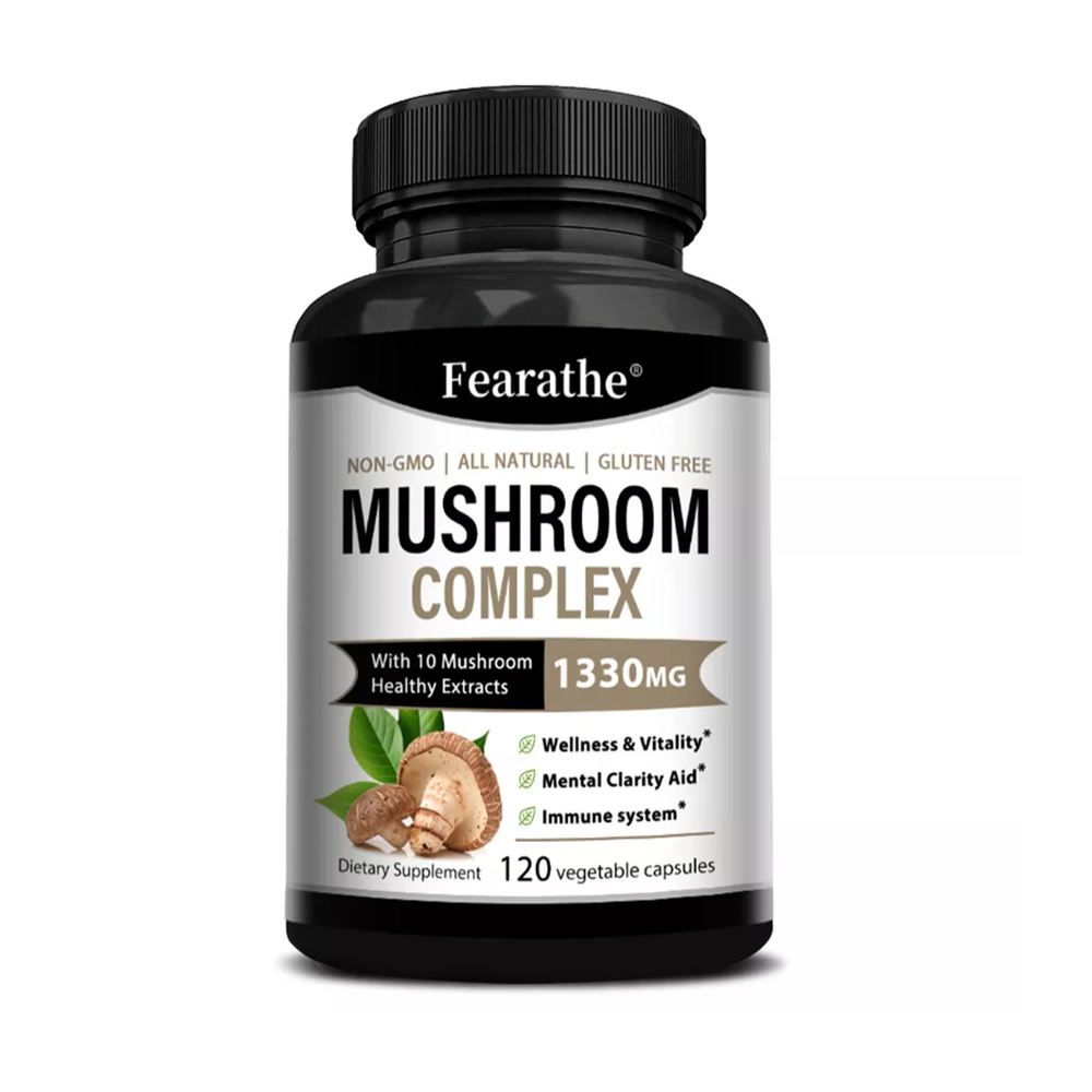 Fearathe Mushroom Complex Supplement Capsules