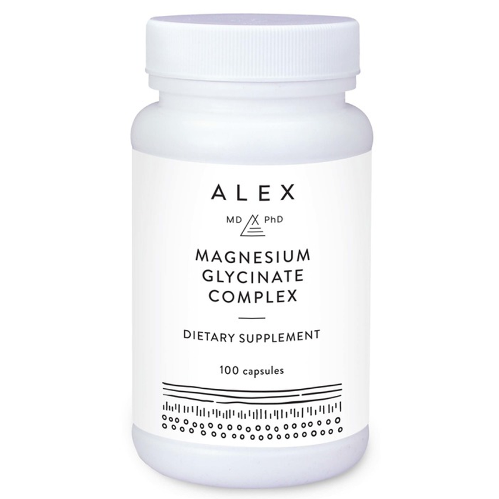 Alex Md Phd Magnesium Glycinate Complex Capsules
