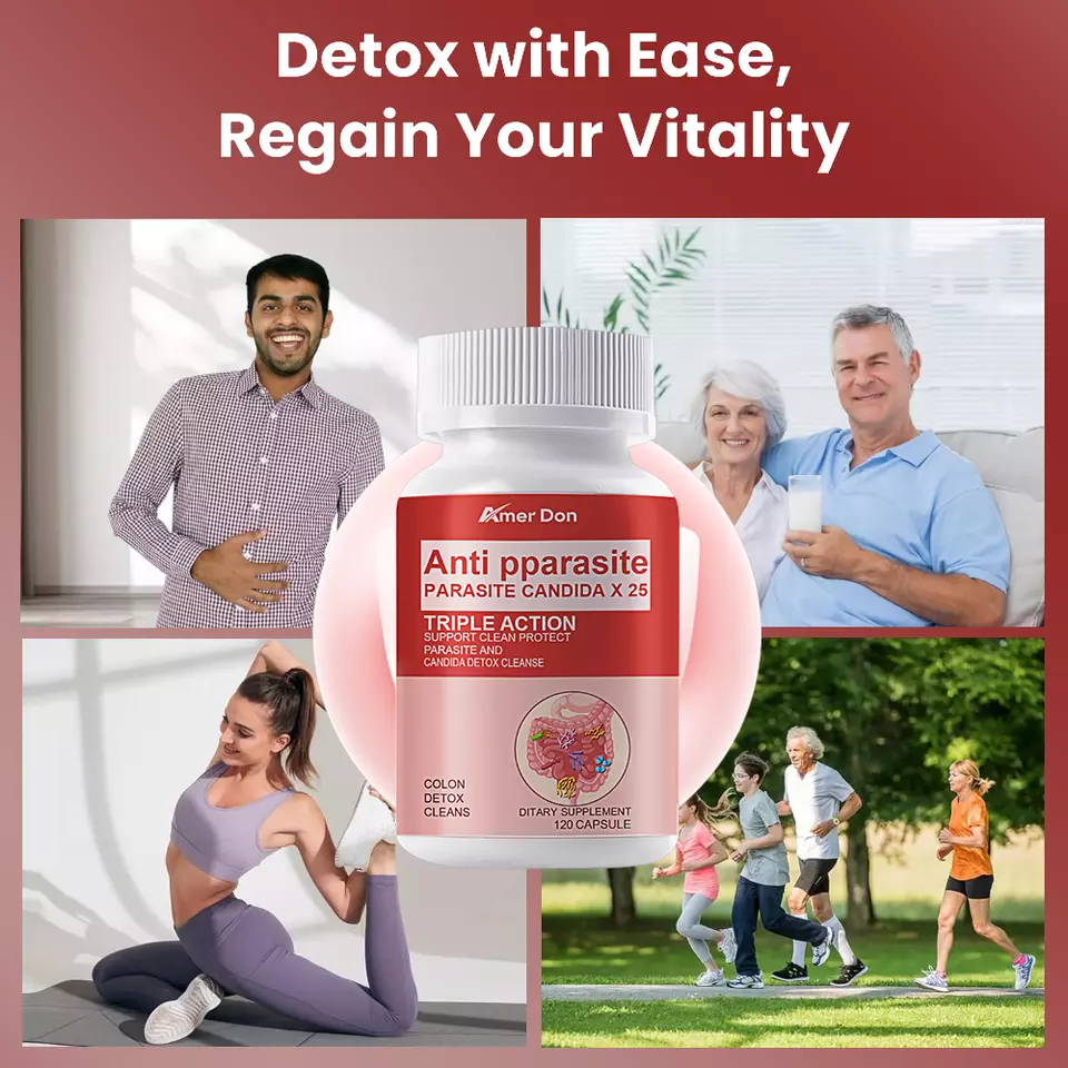 Amer Don Anti Parasite Candida Cleanse 120 Capsules