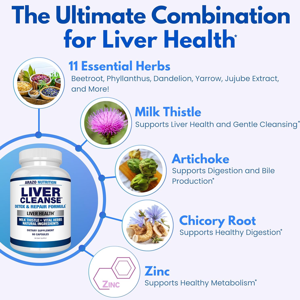 Arazo Nutrition Liver Cleanse Capsules