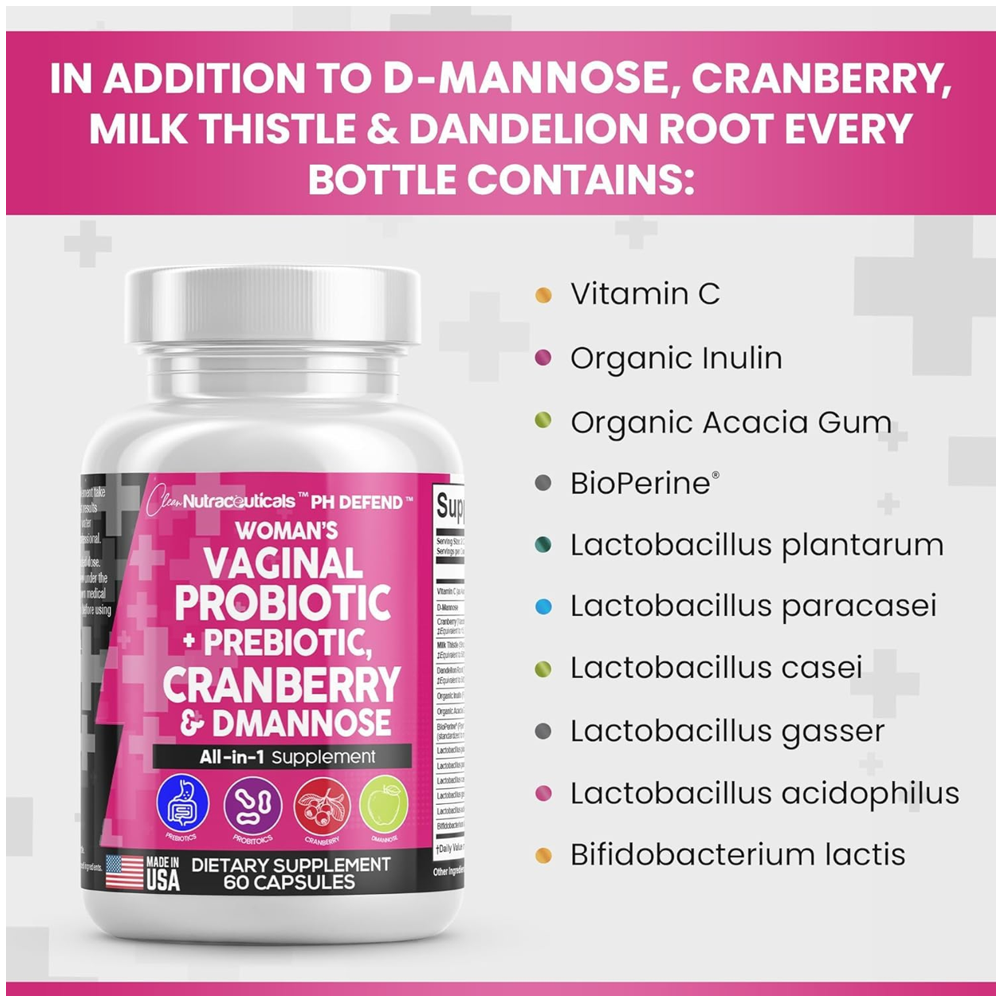 Athinika Nutrition Vaginal Probiotics for Women Capsules