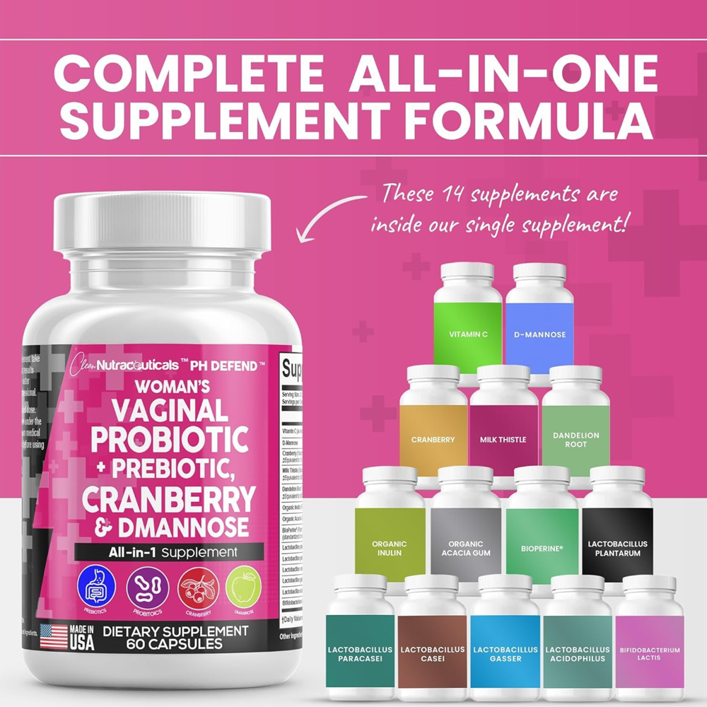 Athinika Nutrition Vaginal Probiotics for Women Capsules