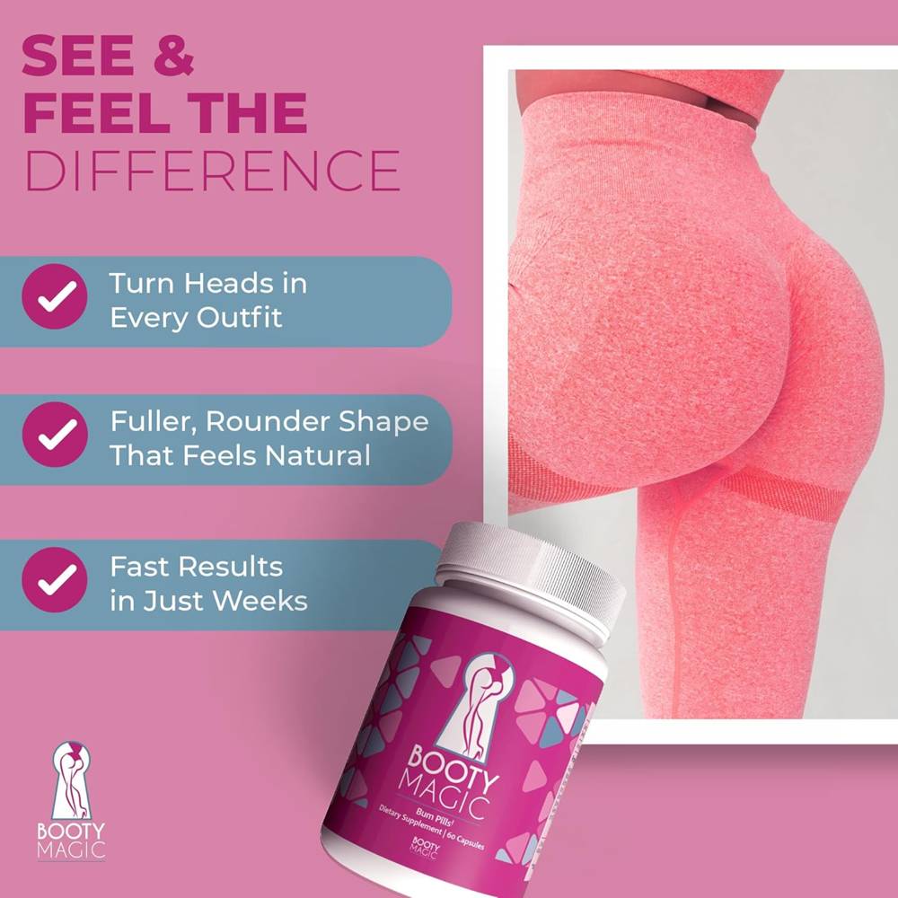 Booty Magic Bum Pills 60 Capsules