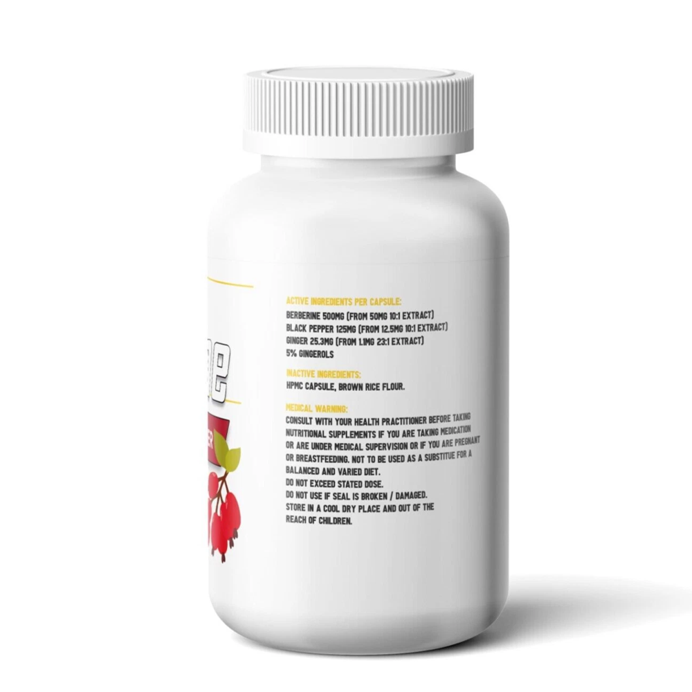 Berberine Ginger & Black Pepper Capsules