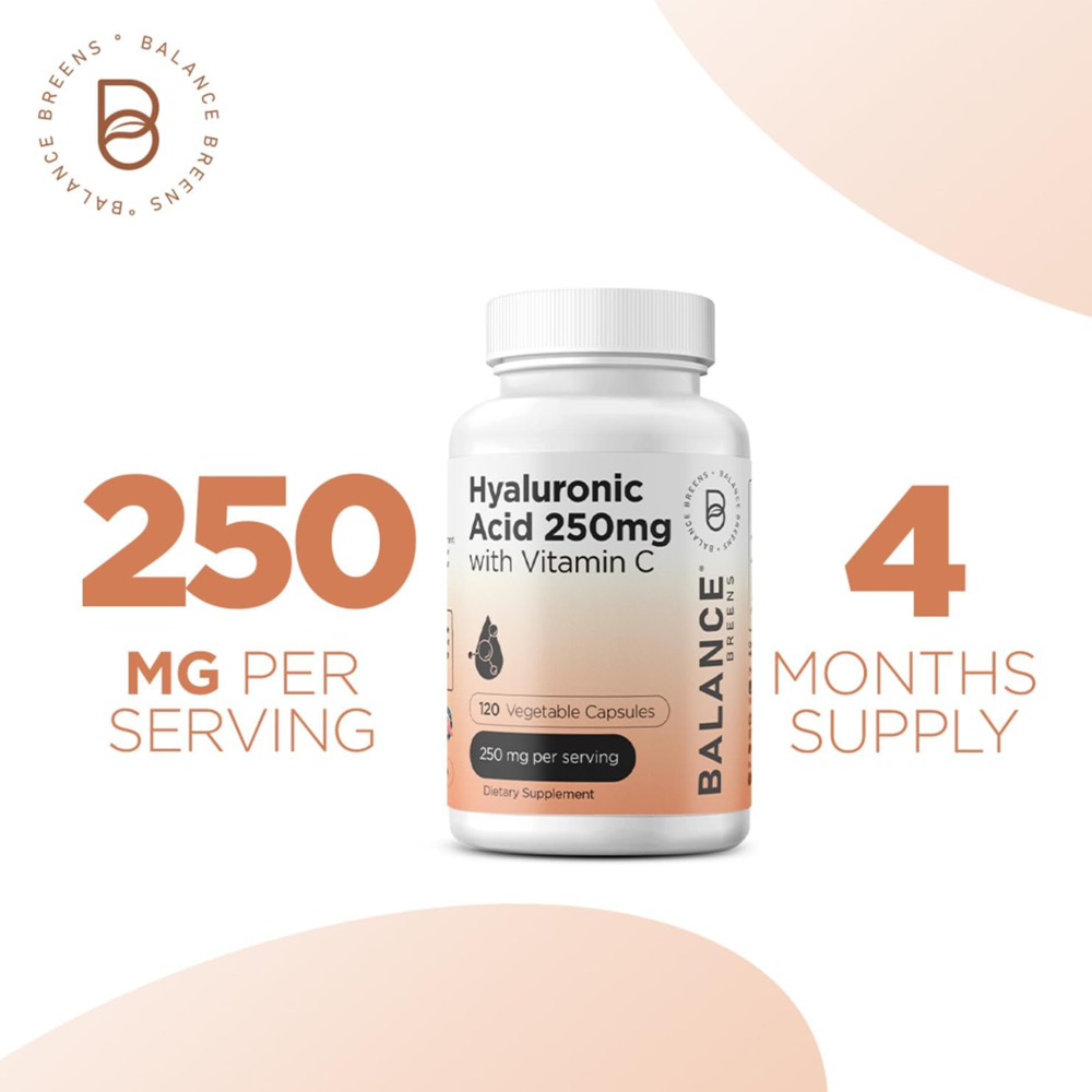Breens Balance Hyaluronic Acid 250 Mg Capsules - With Vitamin C
