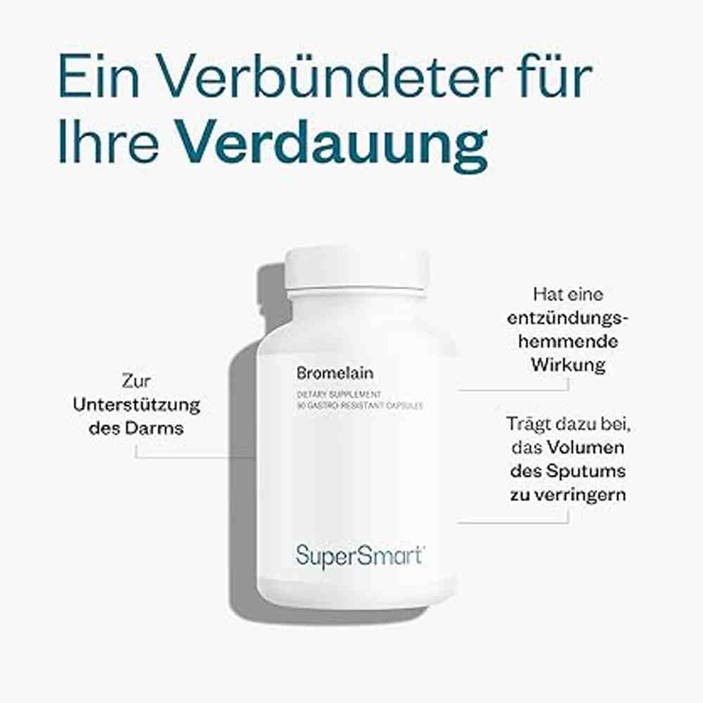SuperSmart Bromelain – Natural Anti| 90 Capsules
