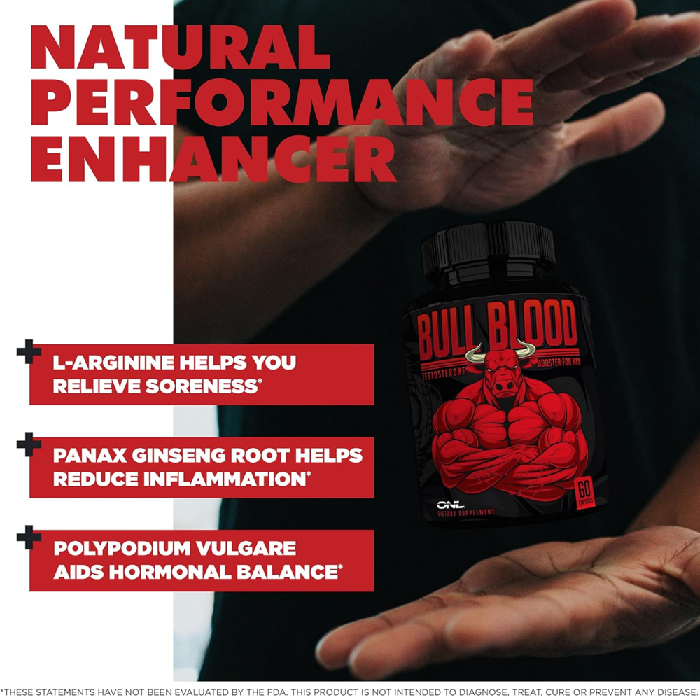 Bull Blood Testosterone Booster For Men's