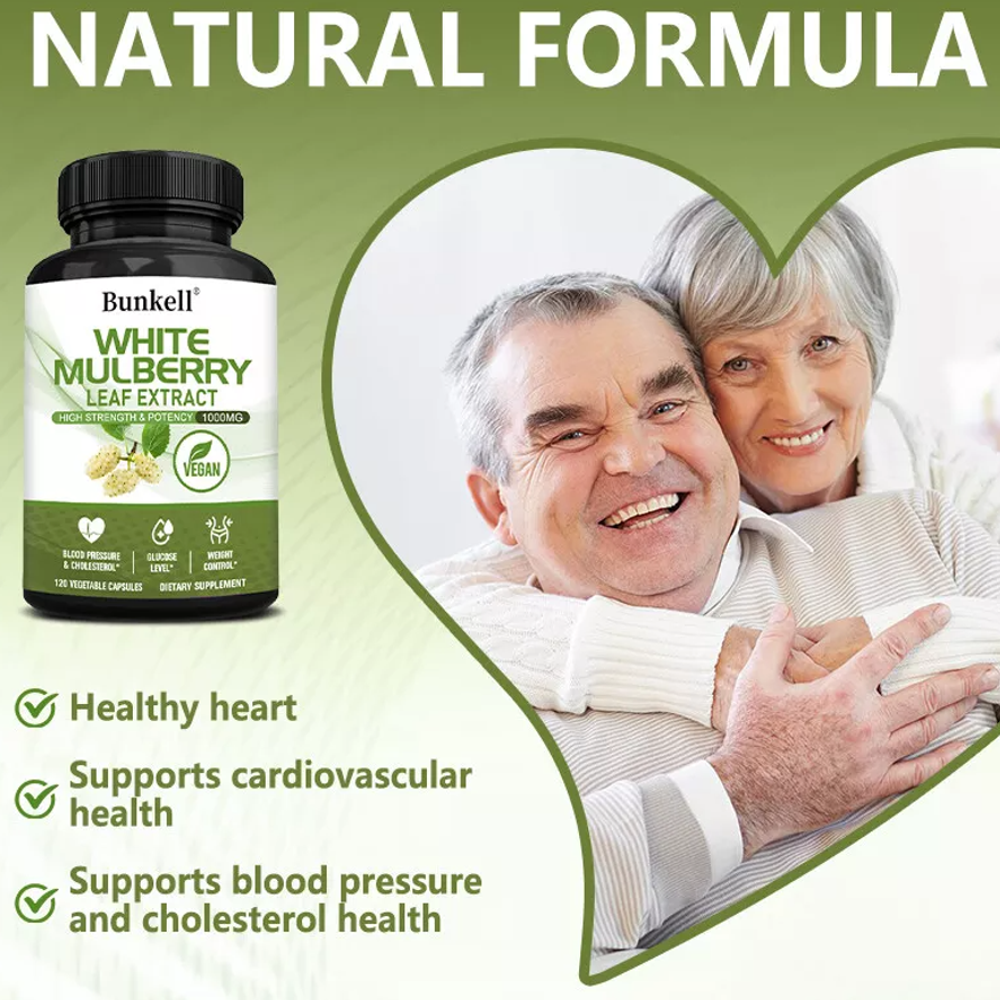 Bunkell White Mulberry Leaf Extract – Support for Heart Health