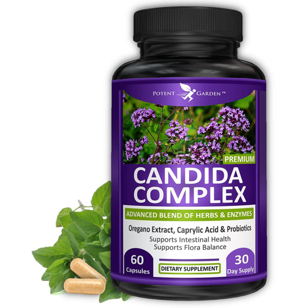 Potent garden Candida Complaex – Enzymace Blend for Gut Health