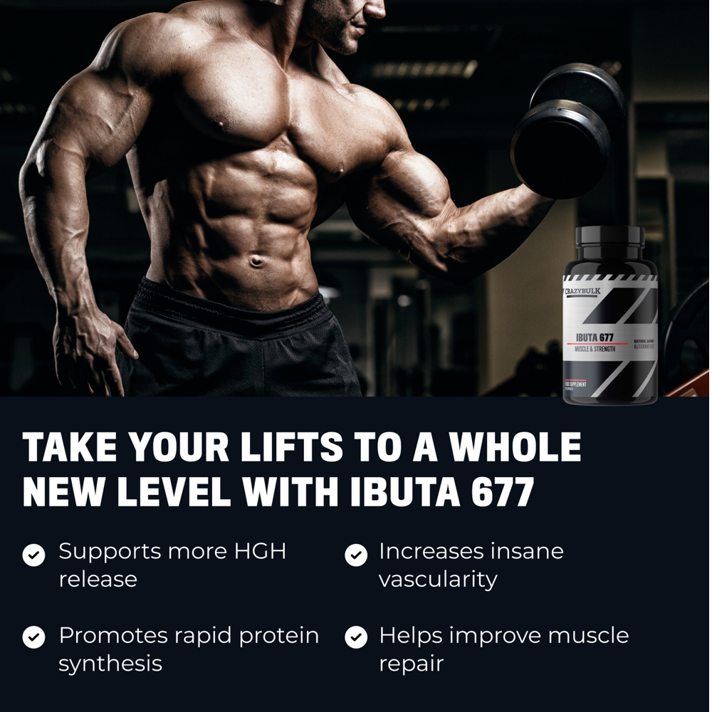 Crazy Bulk Ibuta 677 Muscle & Strength Capsules