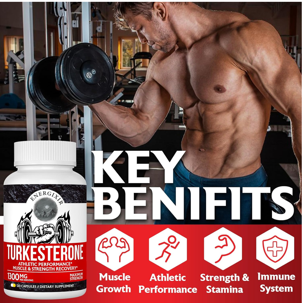Energizer Turkesterone Testosterone Booster For Men