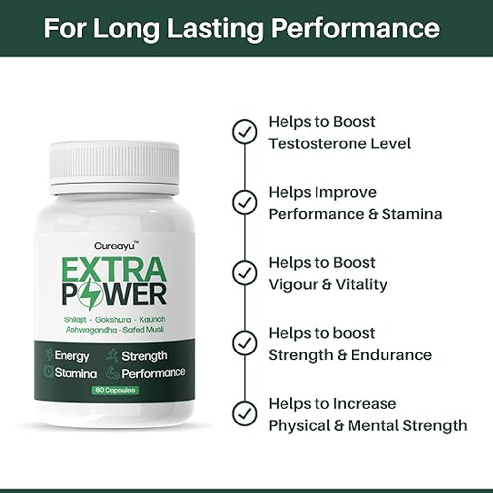 Cureayu Extra Power | 60 Capsules