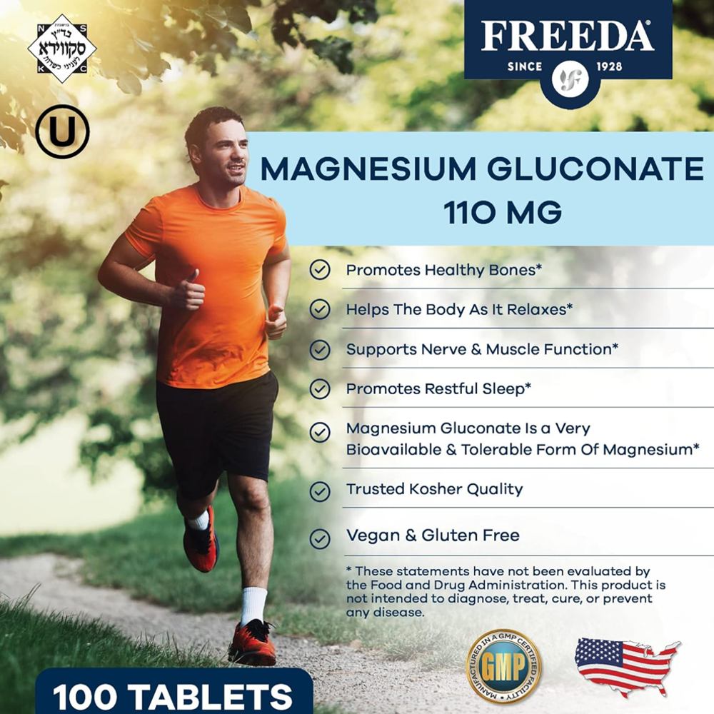 Freeda magnesium gluconate – 500 Tablets