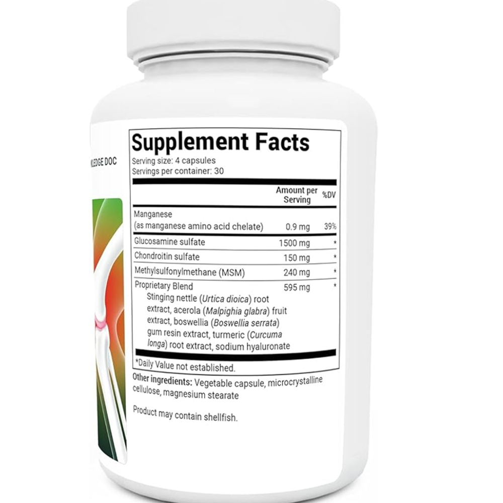 Dr. Berg® Glucosamine Chondroitin – (120 Capsules)