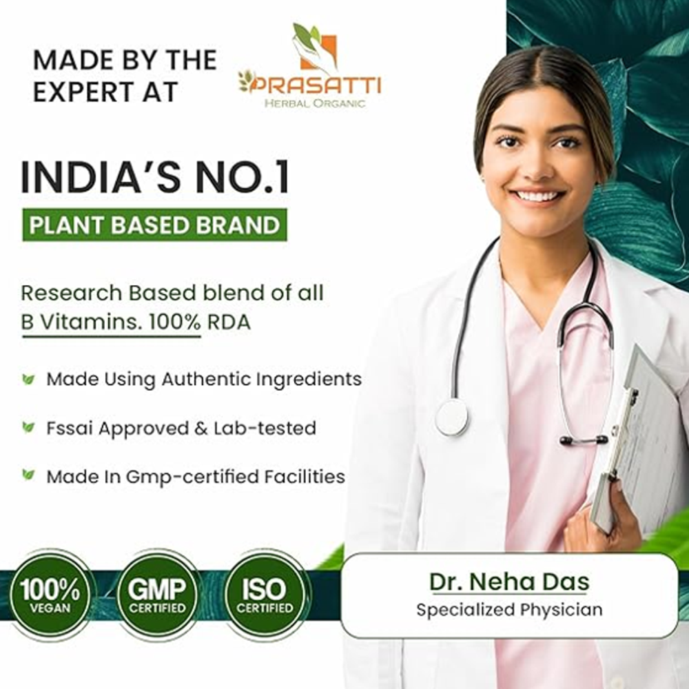 Prasatti Herbal Organic Ashwagandha – Stress Relief (60 Caps)