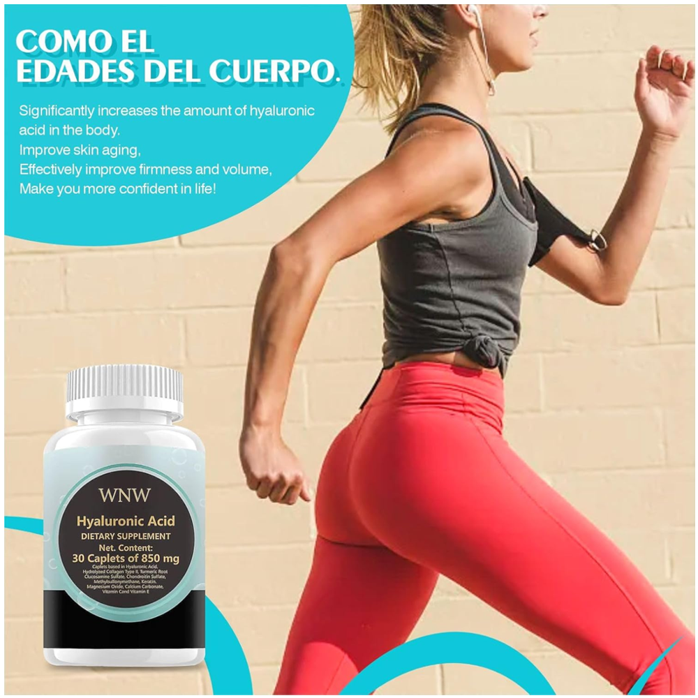 Hyaluronic Acid Caplets 850 Mg Capsules