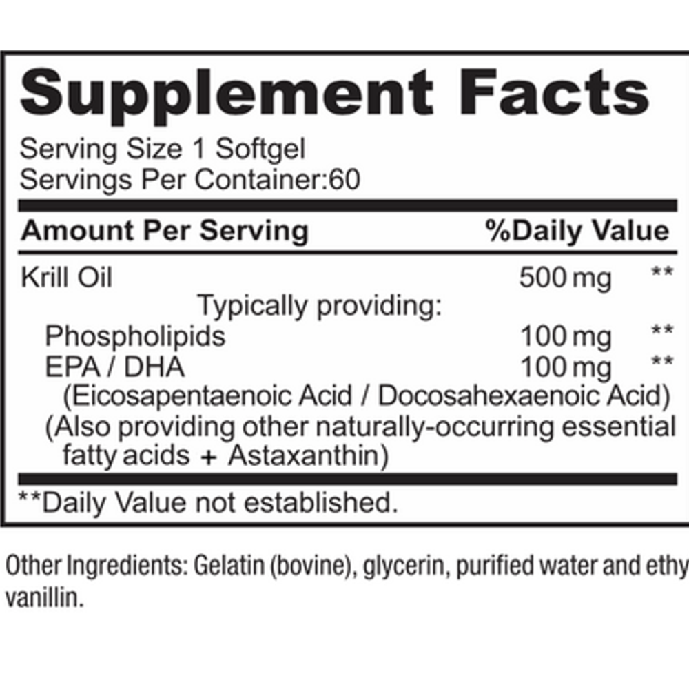 Swolverine Krill Oil Joint, Heart & Brain Health | Softgels