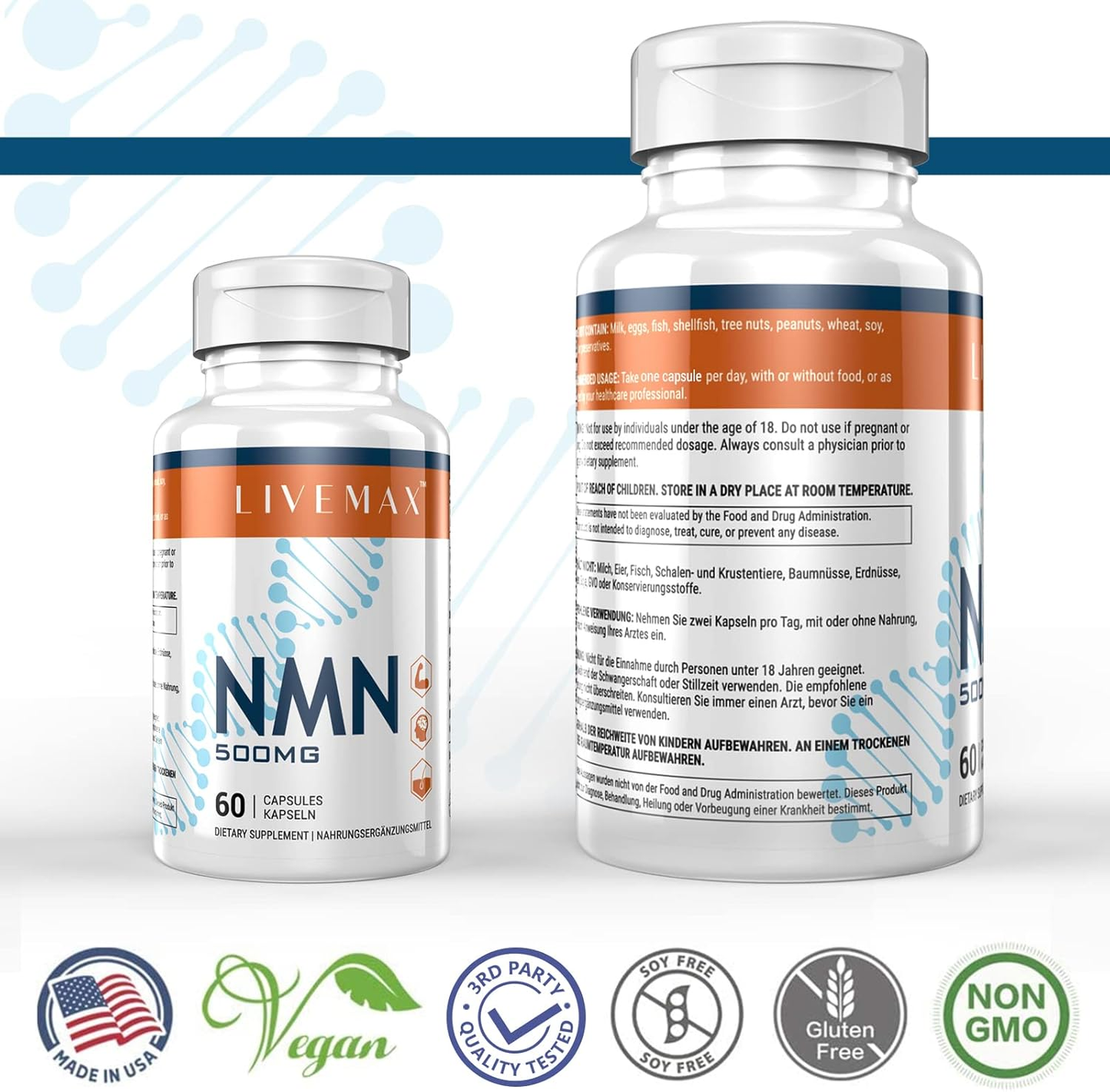 LIVEMAX NMN 500mg Supplement