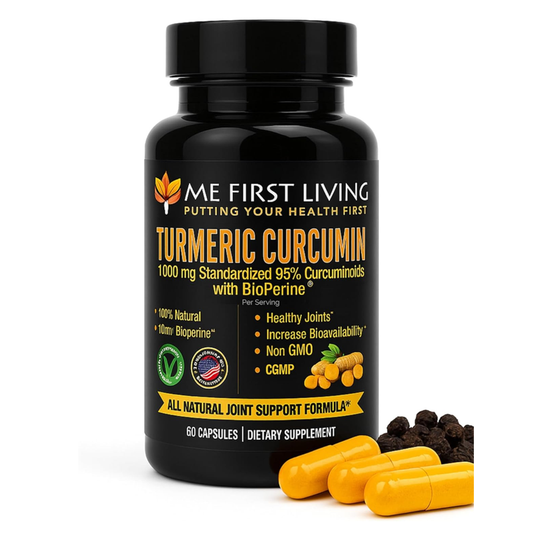 Me First Living Premium Turmeric Curcumin Capsules