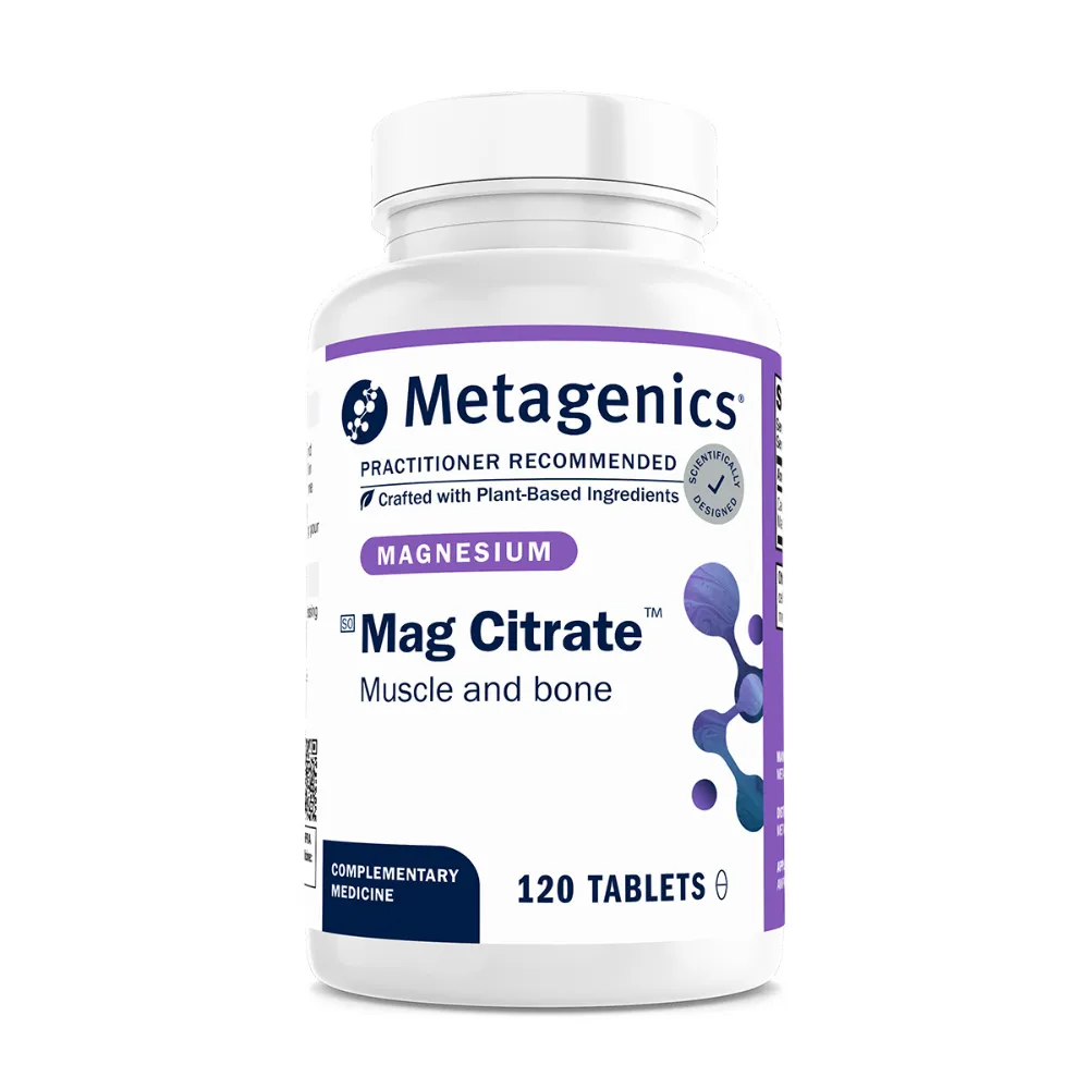Metagenics MAGNESIUM Mag Citrate Tablets, Muscle and bone