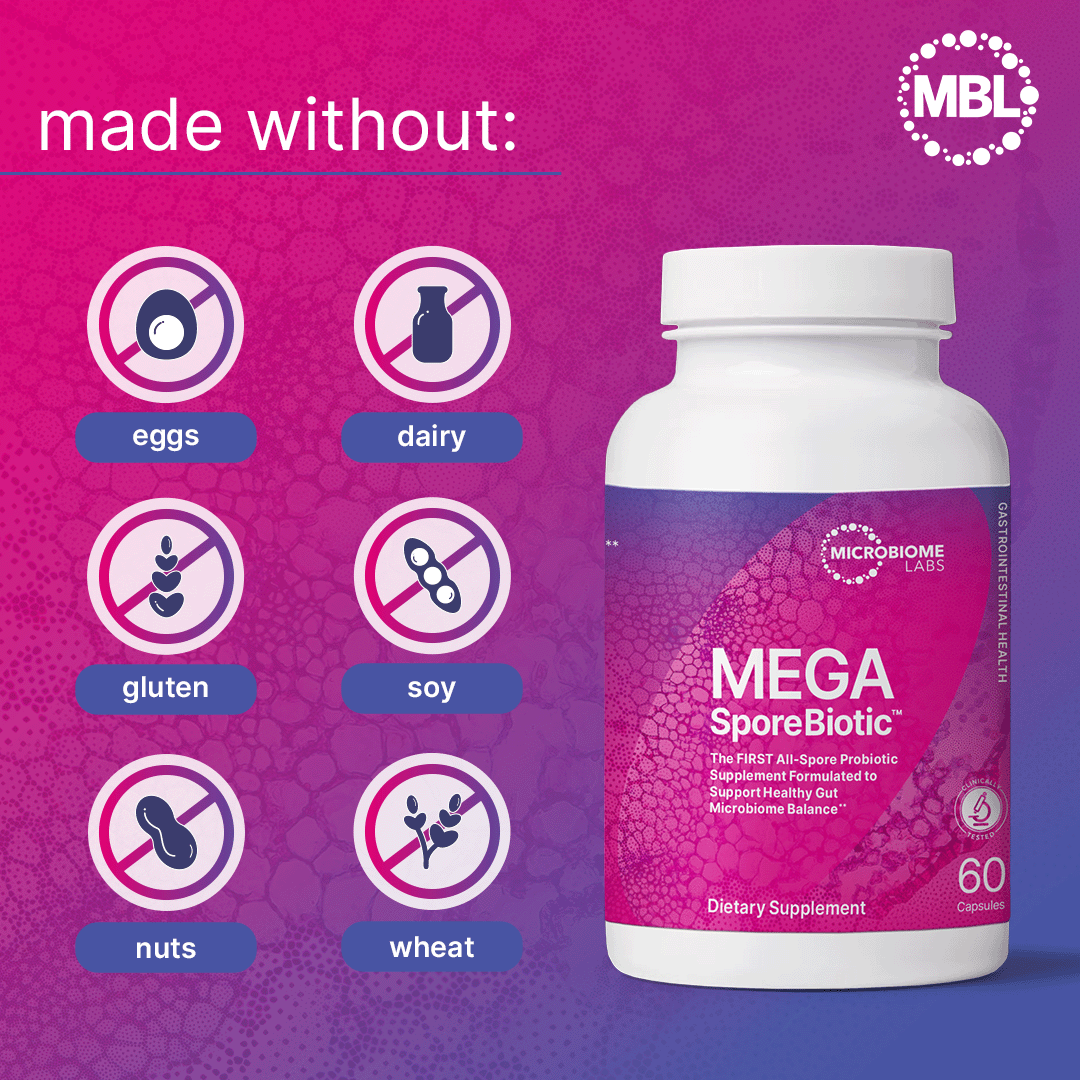 Microbiome Labs Megasporebiotic Probiotics Capsules