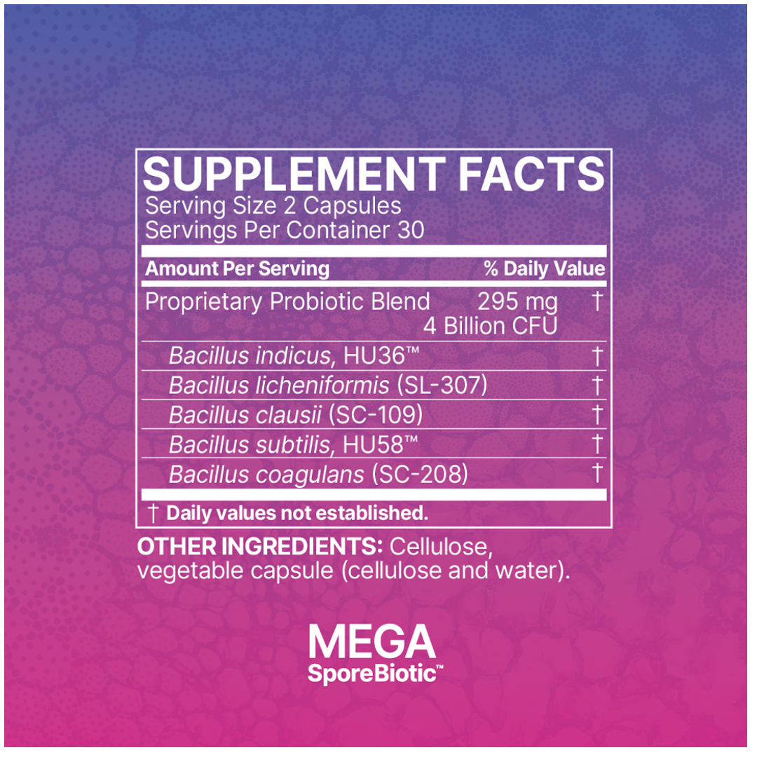 Microbiome Labs Megasporebiotic Probiotics Capsules