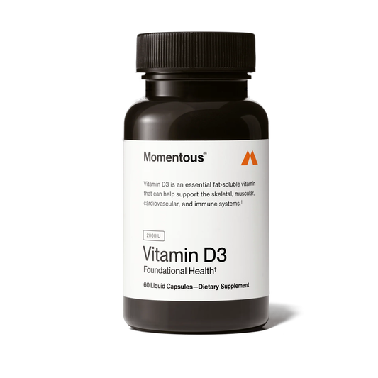Momentous Vitamin D3 Foundational Health Capsules