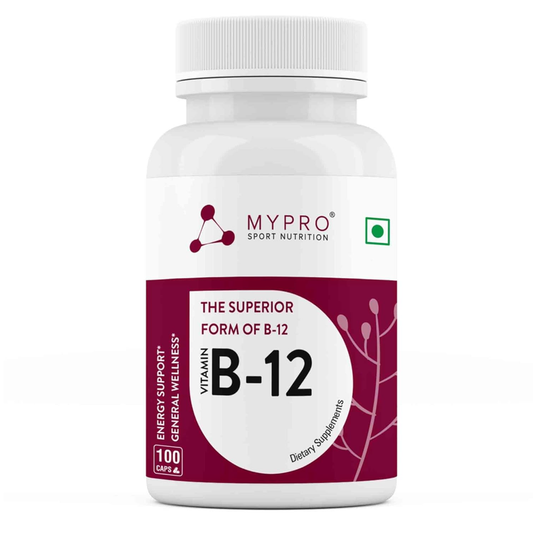 Mypro Sport Nutrition Vitamin B12 Veg Capsules