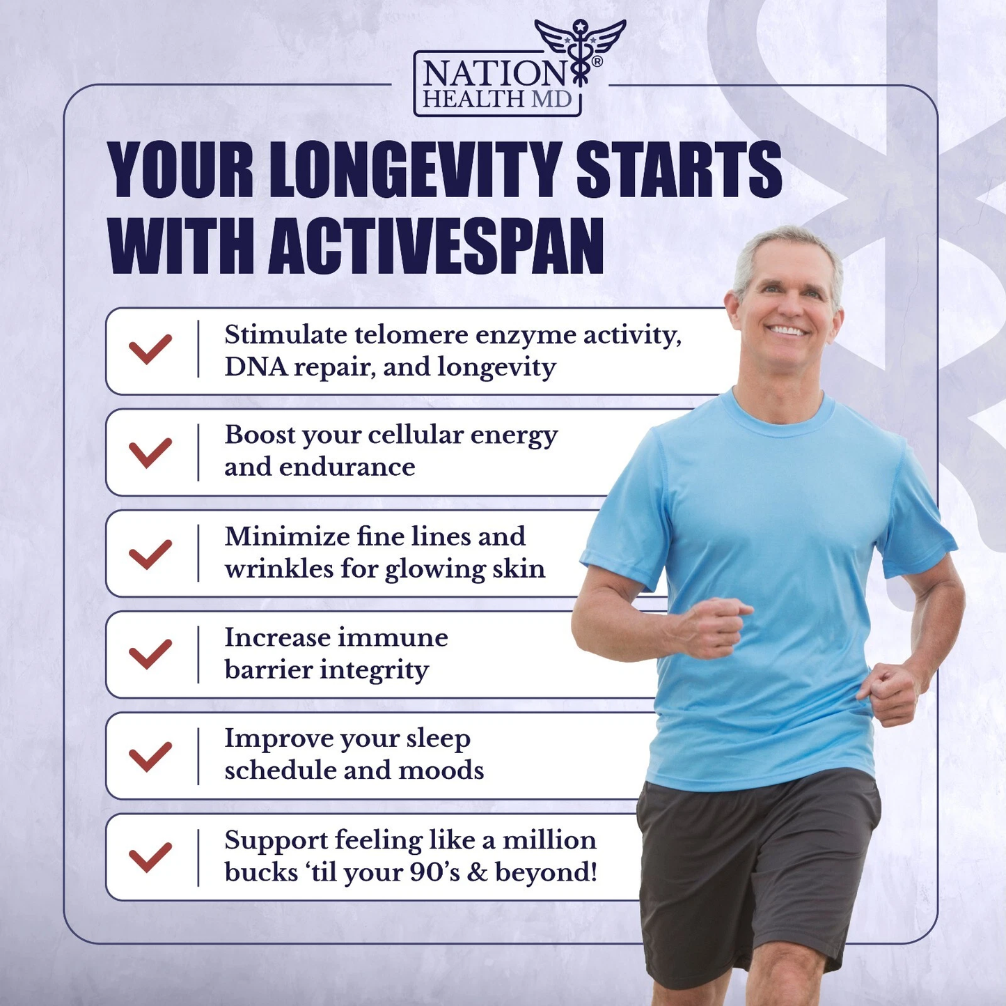 Nation Health MD Activespan Capsules