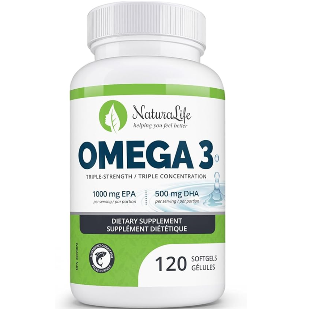 Natura Life Omega-3 – Triple Strength Capsules