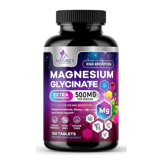 Nature's Nutrition Magnesium Glycinate Tablets