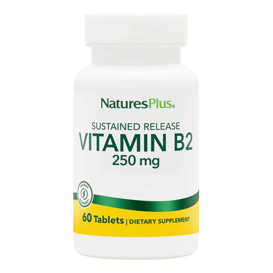 Natures Plus Sustained Release Vitamin B2 250 Mg Tablets