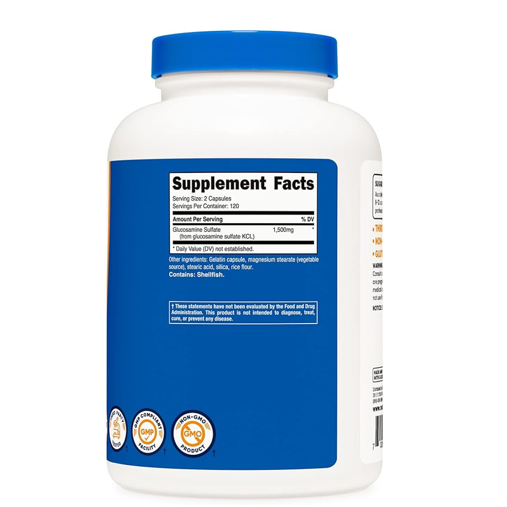 Nutricost Glucosamine Sulfate Joint Support 240Capsules