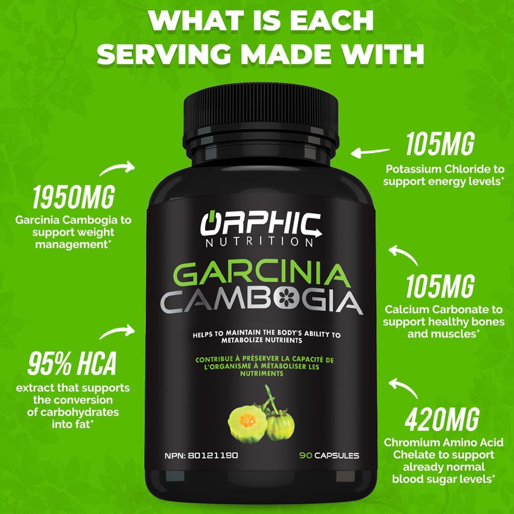 ORPHIC NUTRITION Garcinia Cambogia Capsules