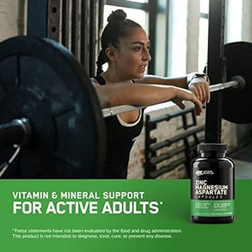 Optimum Nutrition Zinc Magnesium Aspartate 80 Capsules