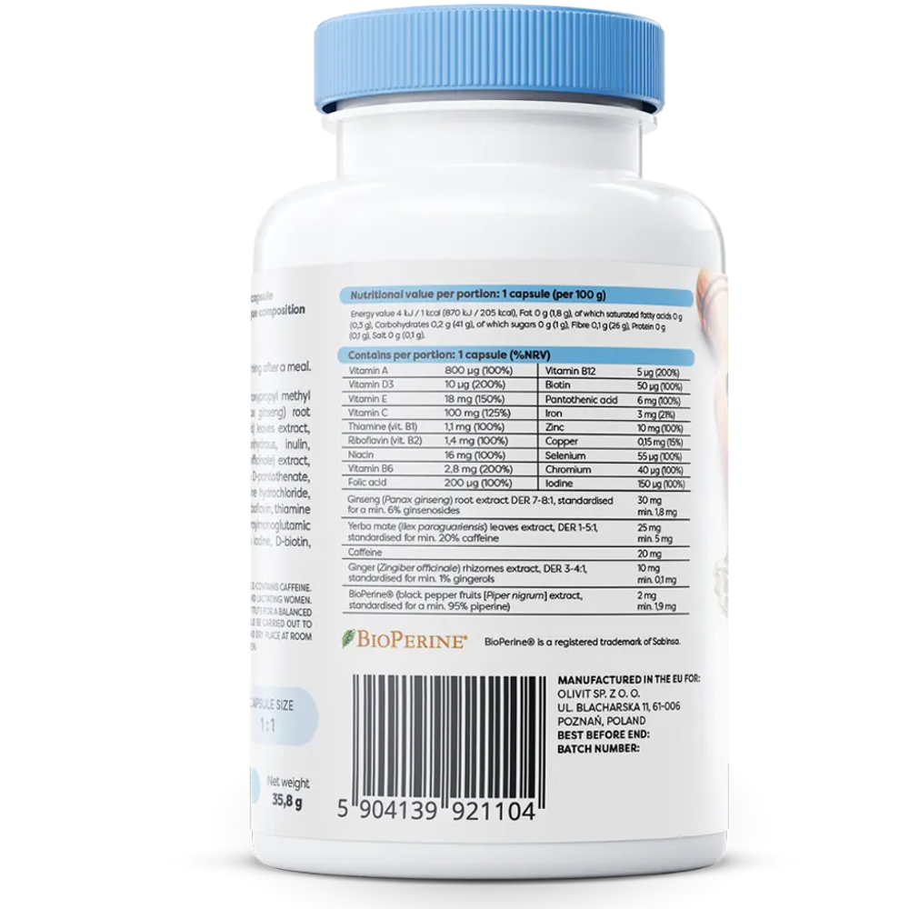 Osavi Vital Multivitamin – Yerba Mate | 90 Vegan Capsules