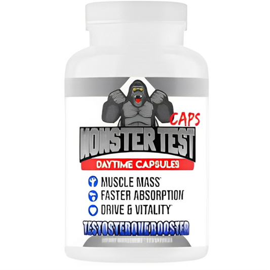 MONSTER TEST Daytime Capsules | Muscle Mass and Testosterone Booster Capsules
