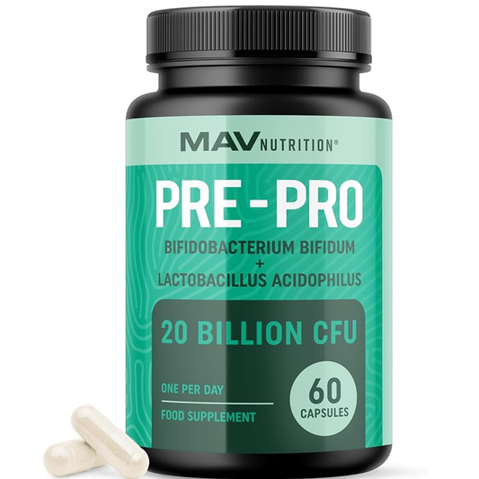 MAV Nutrition® PRE-PRO Synbiotic –Pre + Probiotic Formula