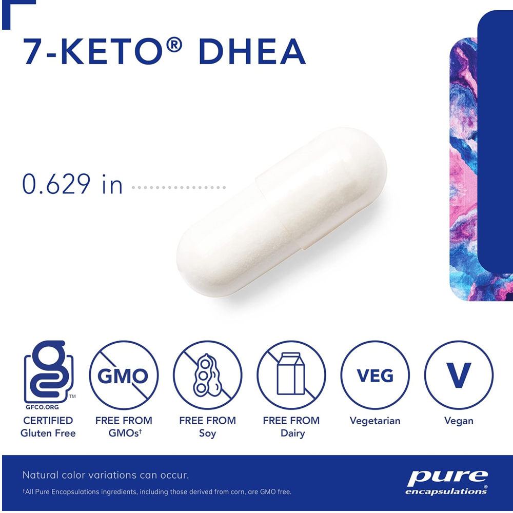 Pure Encapsulations 7 Keto Dhea 25mg Capsules