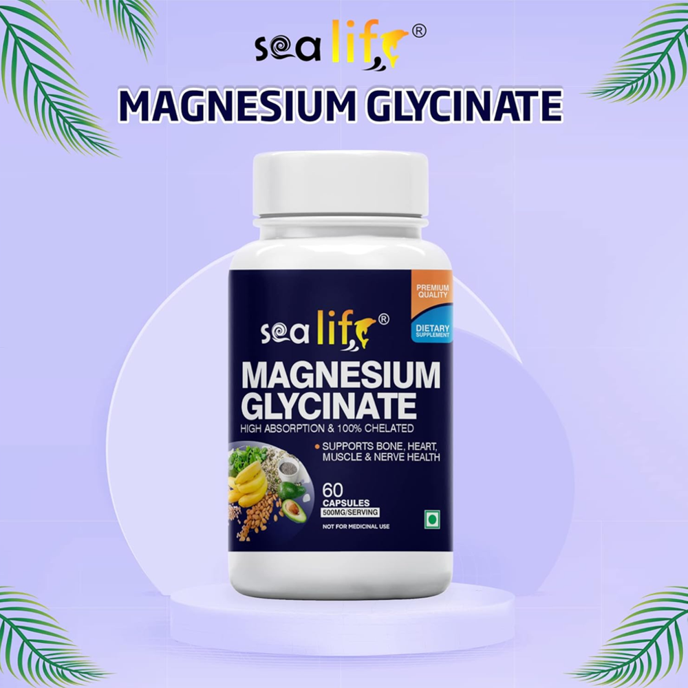 Sealife Patay Magnesium Glycinate 500mg – (60 Capsules)