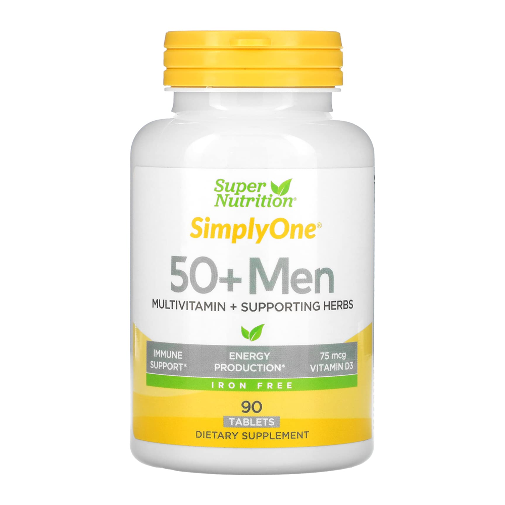 SuperNutrition Simply One 50 + Men Multivitamin Capsules