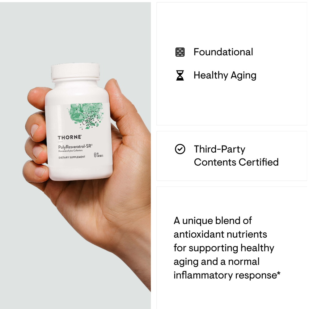 THORNE PolyResveratrol-SR Capsules
