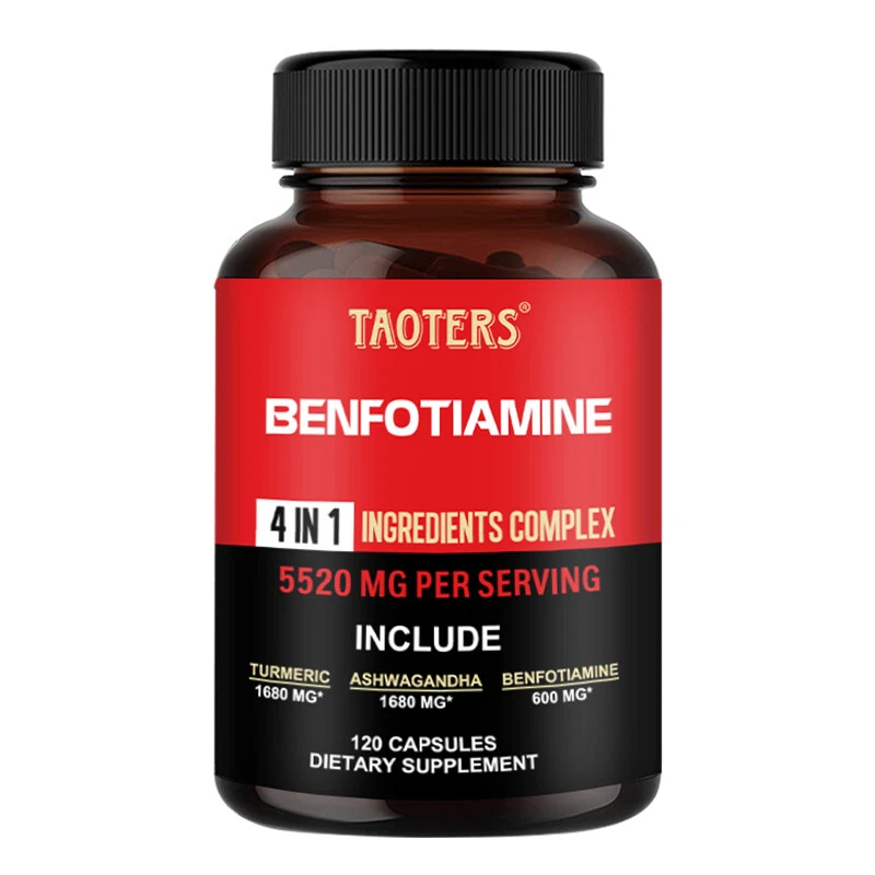 Taoters Benfotiamine Curcumin 140 Mg Capsules
