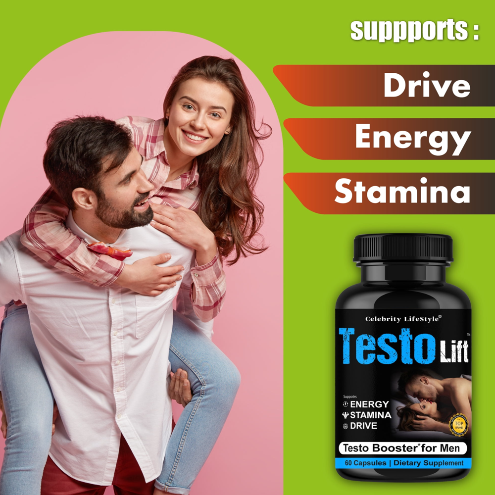 Celebrity LifeStyle Testo Lift –Stamina Booster 60 Capsules