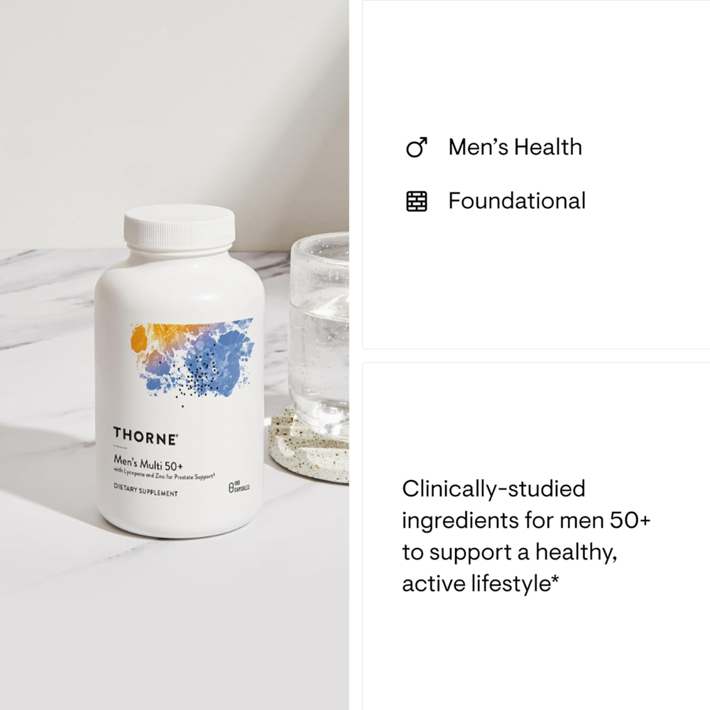 Thorne Men's Multi 50+ Capsules