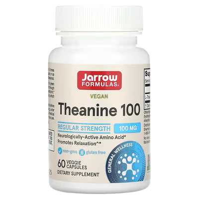 Vegan Jarrow Formula Theanine 100 Supplement
