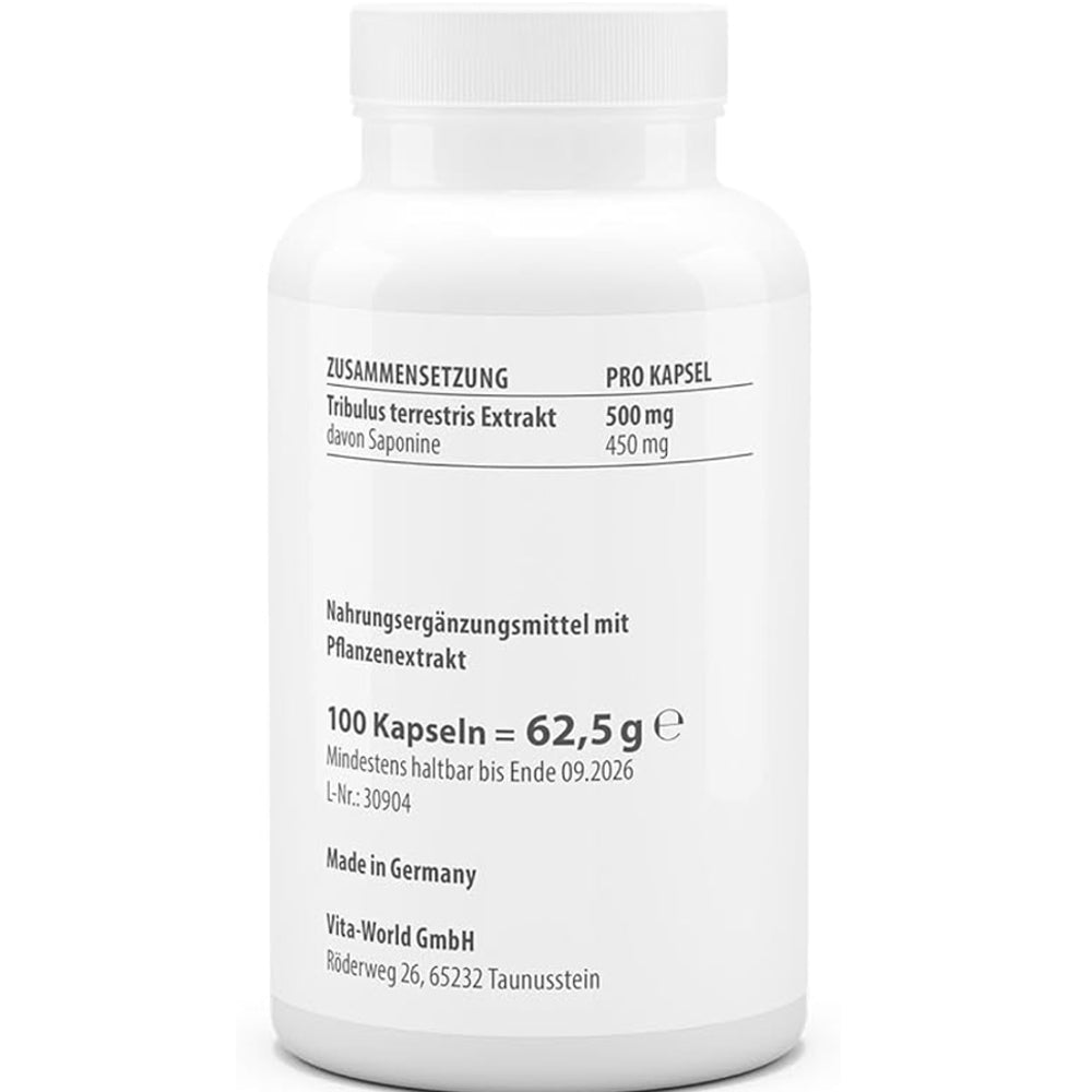 Vita world Tribulus Terrestris Extract | 100 Capsules